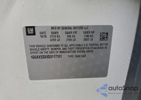 2016 Cadillac Cts Luxury Collection from USA, damaged, VIN 1G6AX5SX9G0117161